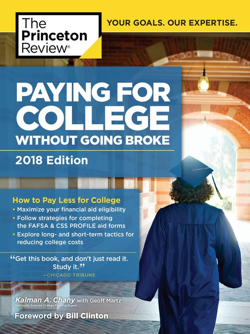 Title details for Paying for College Without Going Broke, 2018 Edition by The Princeton Review - Available
